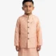 Premium Cotton Pastel Peach Baby Panjabi for Kids - Small Size